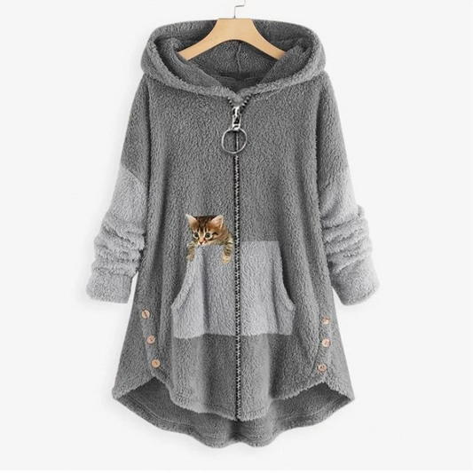 Vanda | Kuschelige Jacke, so warm und weich wie ein Teddybär