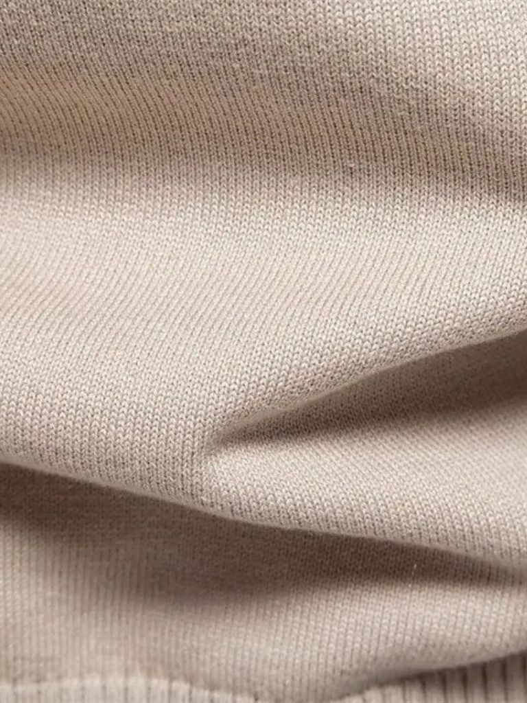 Einfarbiger Halbzip Cardigan Pullover - Cross & Crown