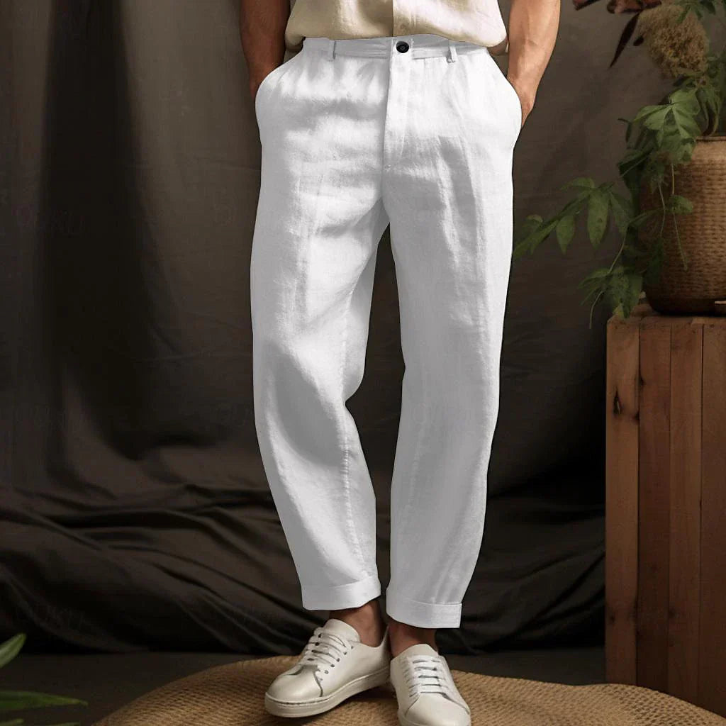 Bequeme Herren Stoffhose mit Relaxed Fit – Luca