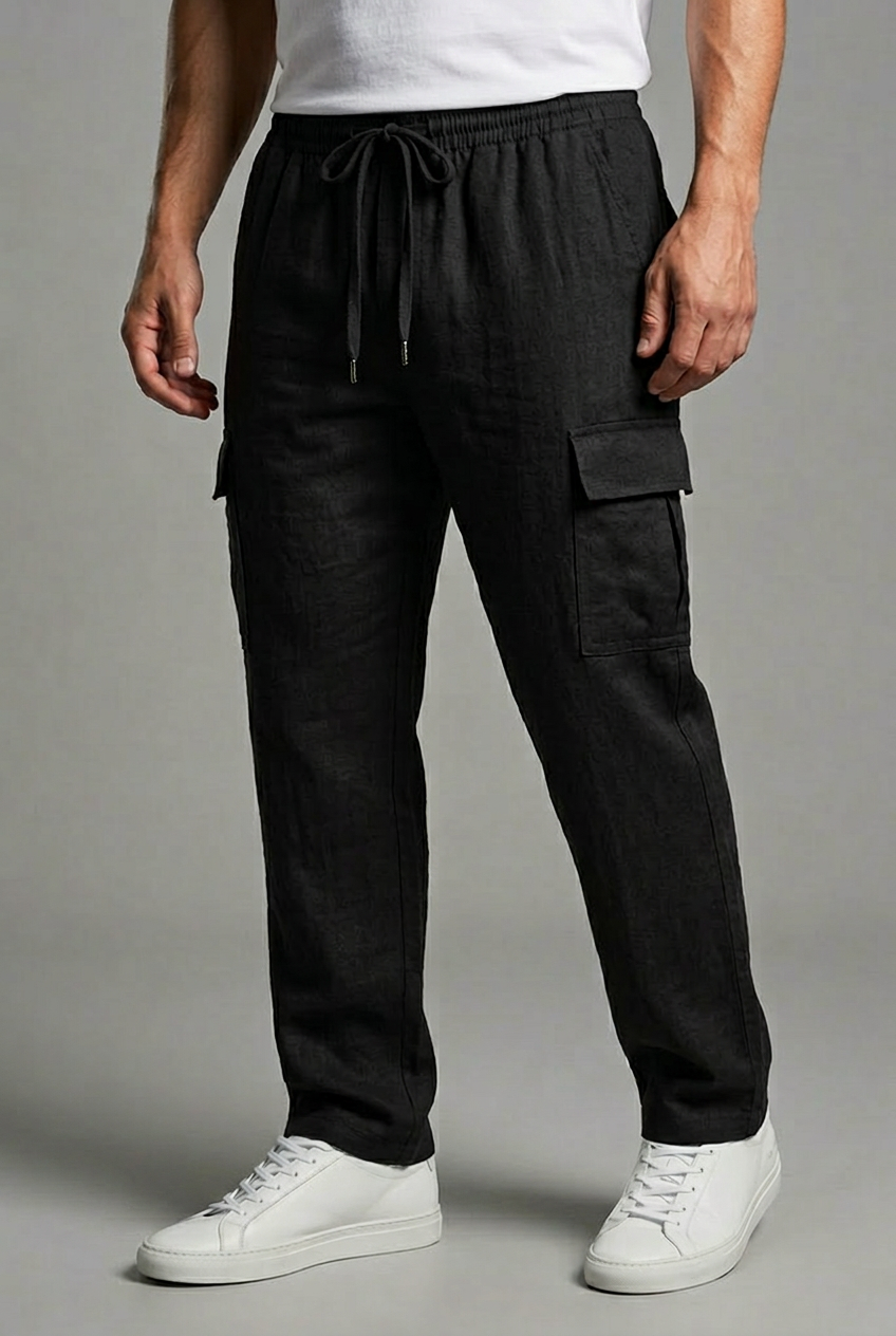 Cargohose Herren Relaxed Fit Sommer Casual