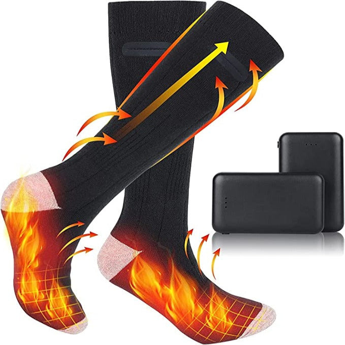 Beheizbare Socken Herren & Damen Wiederaufladbar 3 Wärmestufen Winter