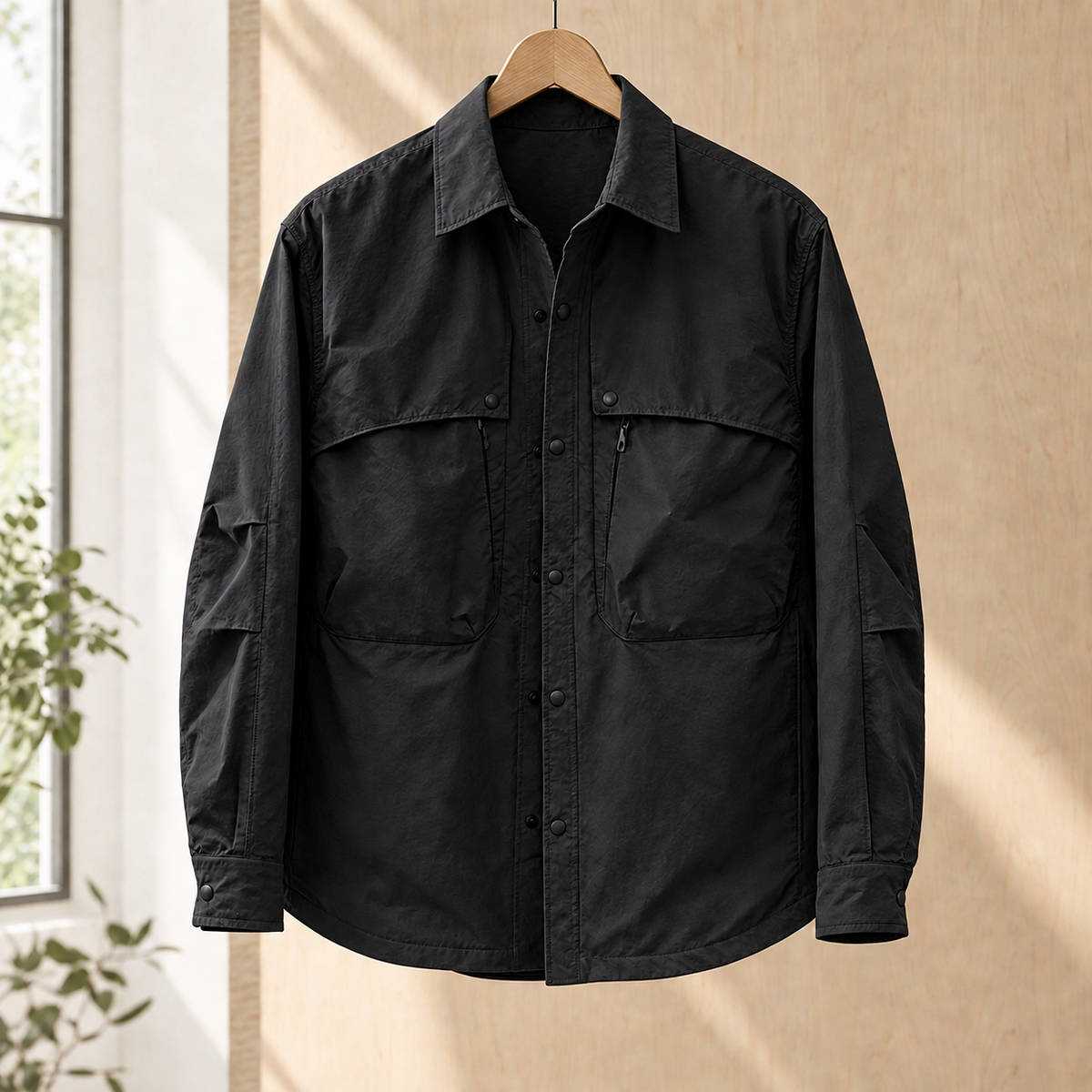 Overshirt Herren Regular Fit Freizeit & Reisen