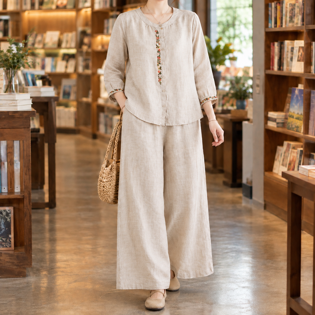 Zweiteiler Damen Relaxed Fit Freizeit & Wochenende