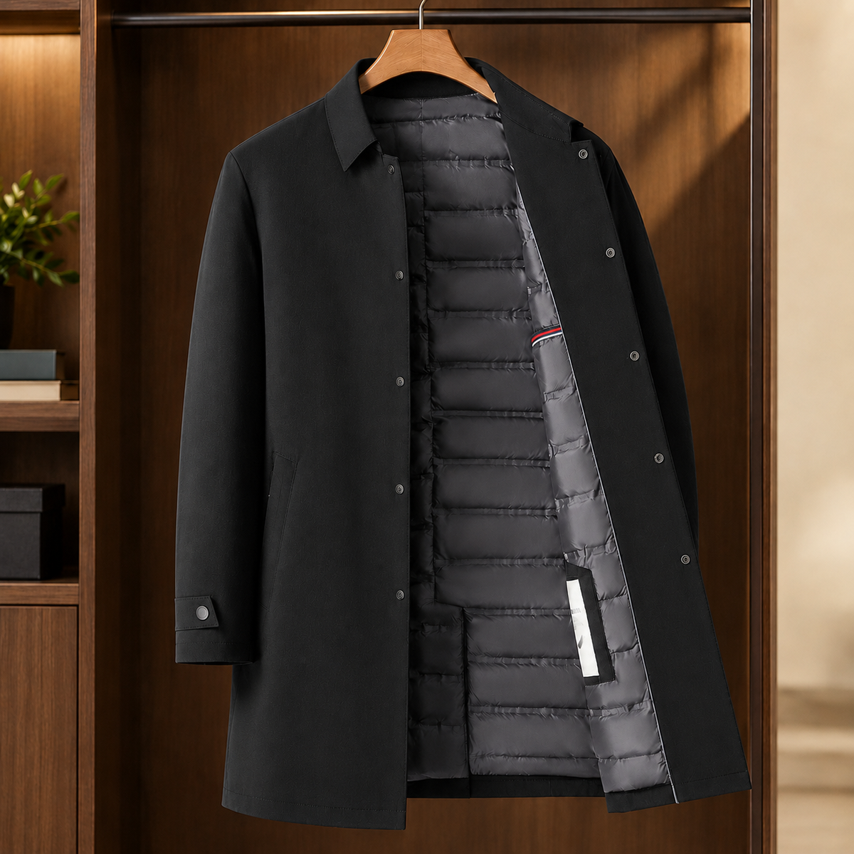 Daunenjacke Damen Regular Fit Winter Casual