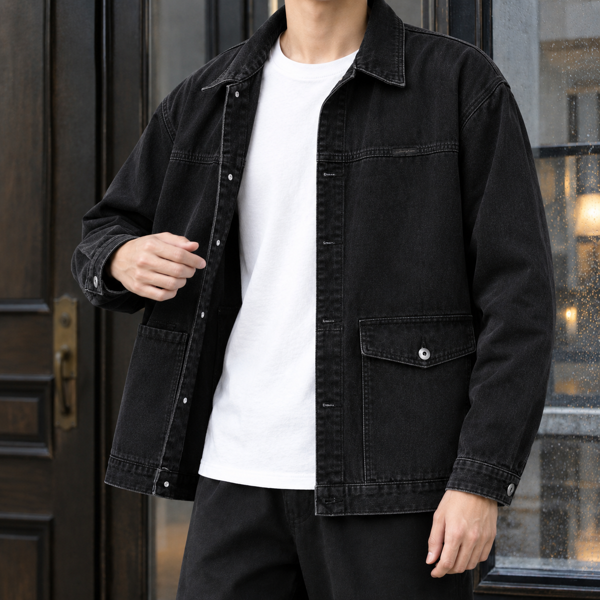 Overshirt Herren Relaxed Fit Casual Frühjahr & Sommer