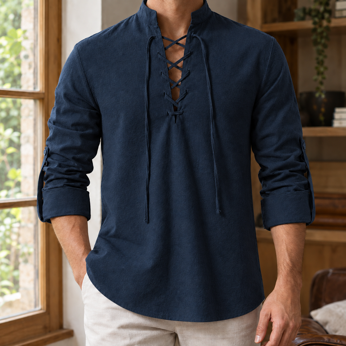 Hemd Herren Relaxed Fit Freizeit & Urlaub