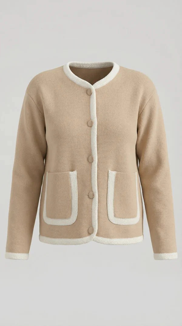 Lässiger Strick-Cardigan I Strickpullover
