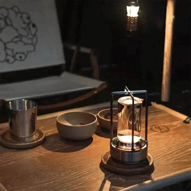 Tischlampe Kristall Modern Deko Wohnzimmer USB Ladefunktion