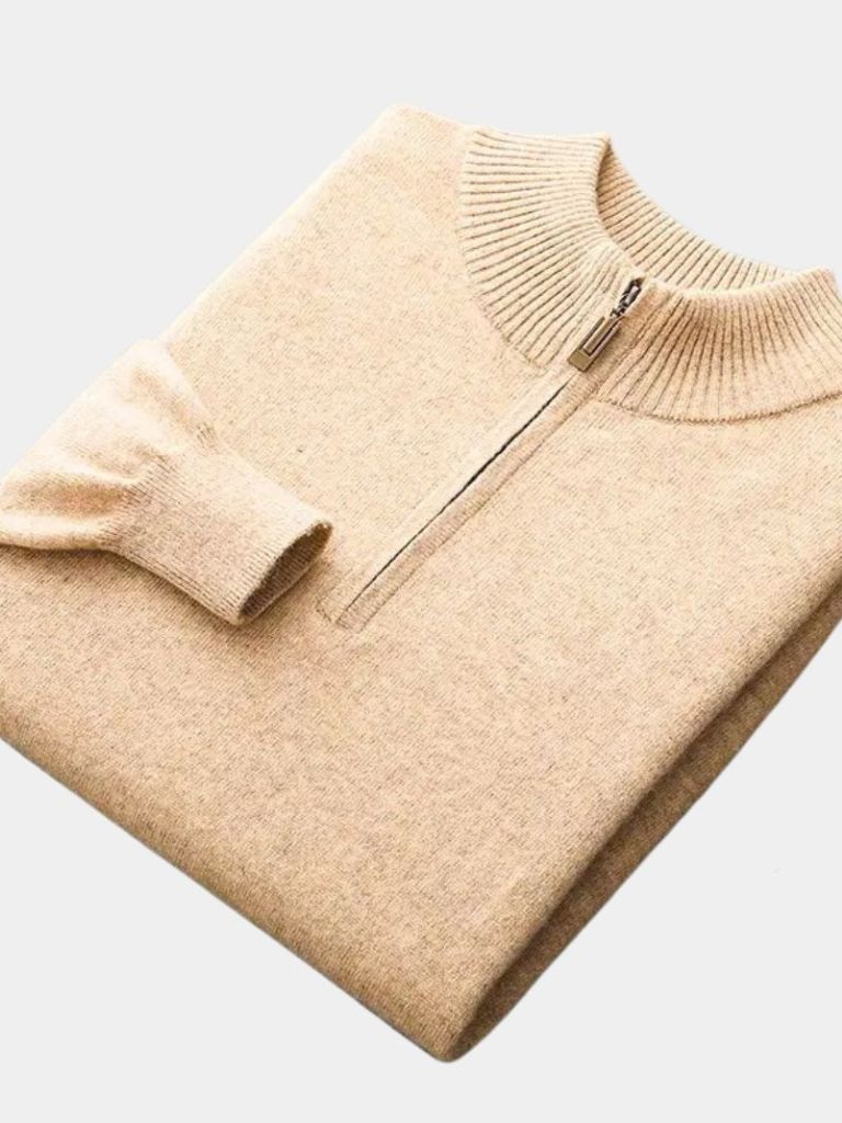 Cross & Crown Merino Half-Zip Pullover