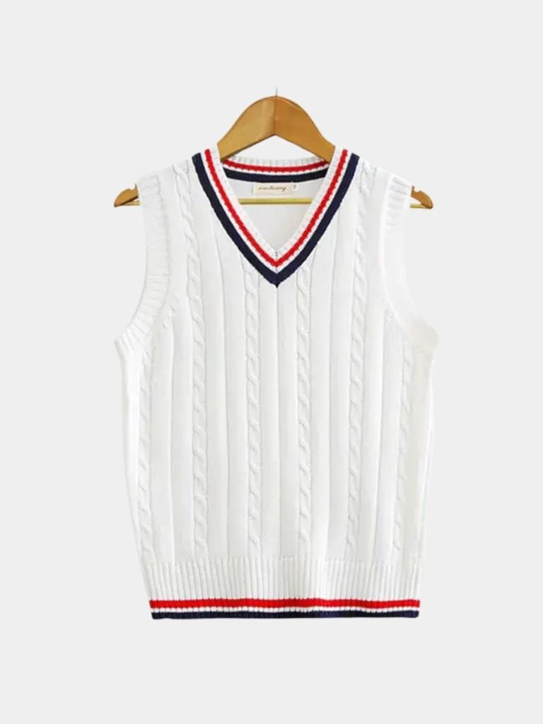 Cross & Crown Classic Strickweste - Old Money Collection