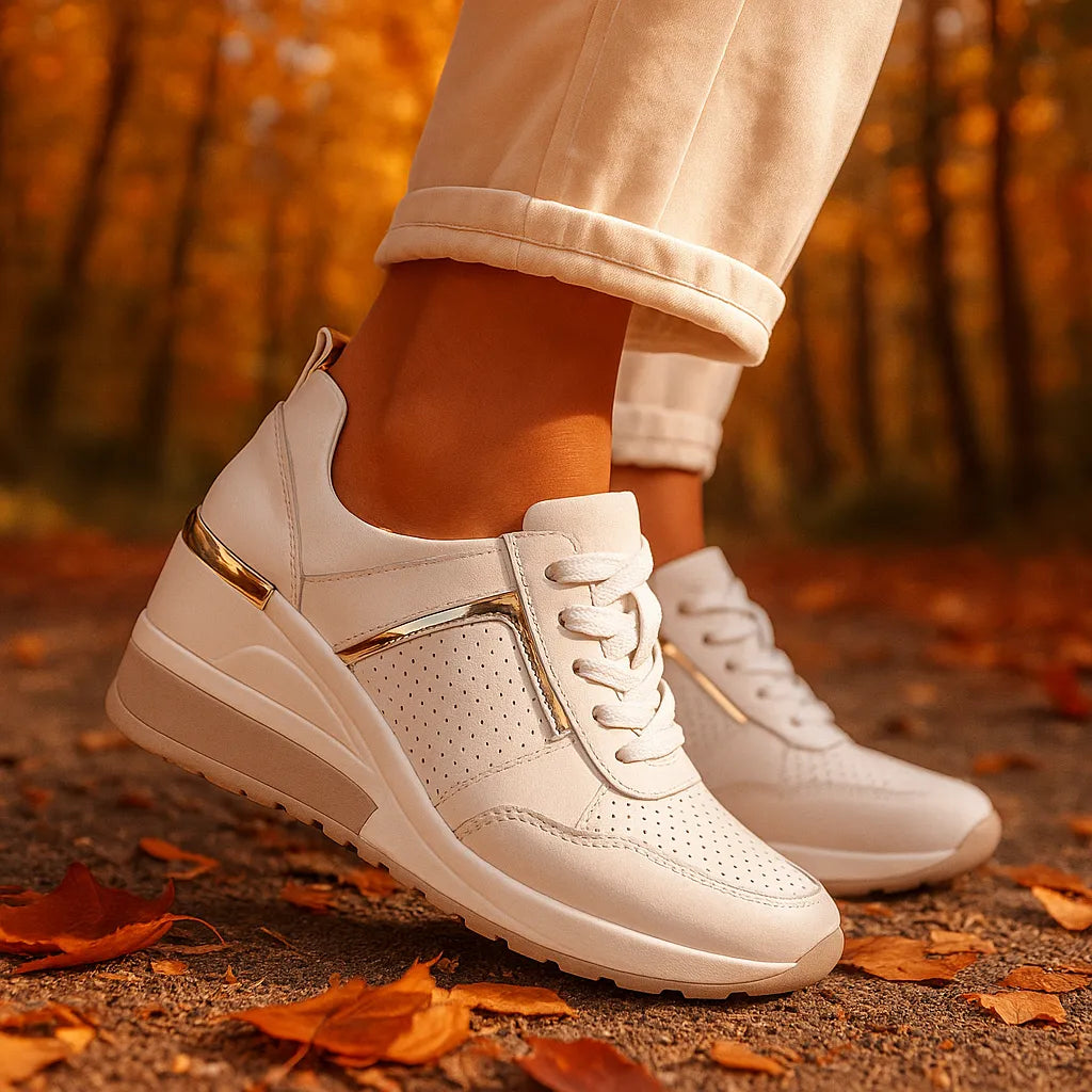 Sneaker Damen Bequem Dämpfende Sohle