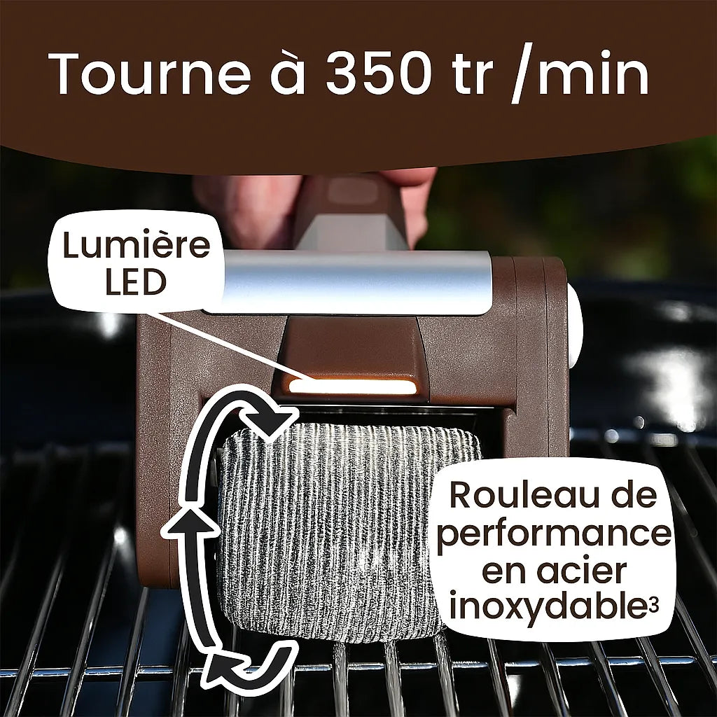 Barbecue Bürste Elektrisch Ohne Borsten Unisex Kabellos