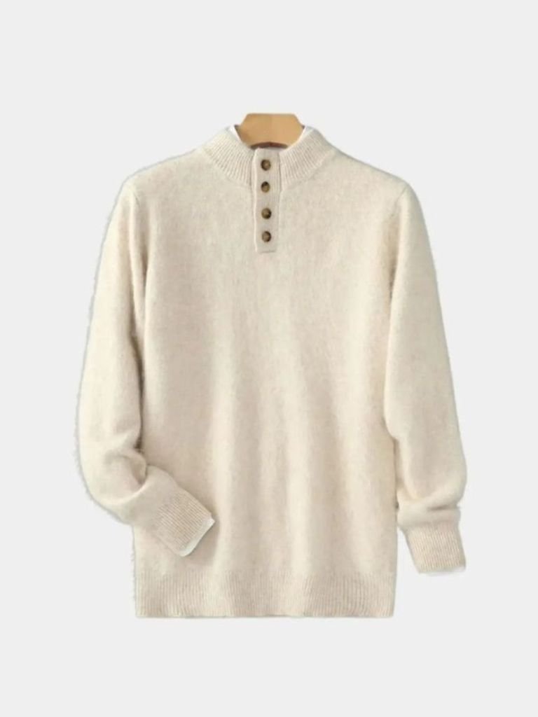 Zeitloser Luxus Cashmere Pullover von Cross & Crown