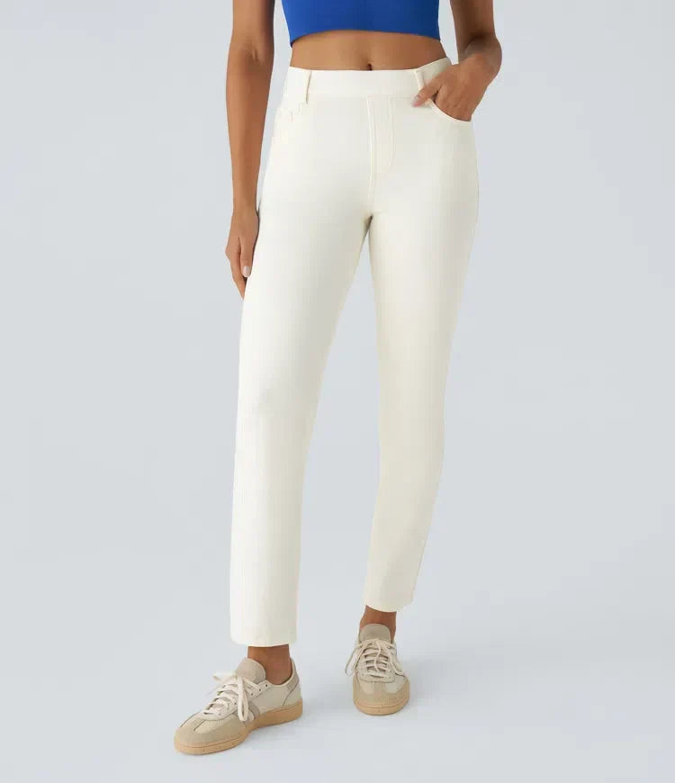 Hose Damen Hochtailliert Bequem Freizeit & Alltag