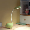 LED Schreibtischlampe Kinder Wiederaufladbar Augenfreundlich Grün Rosa