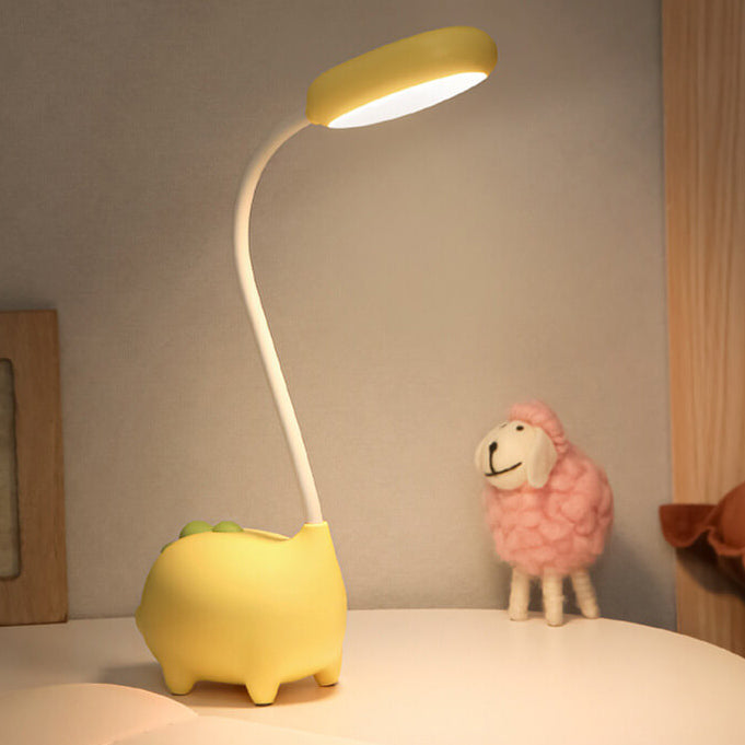 LED Schreibtischlampe Kinder Wiederaufladbar Augenfreundlich Grün Rosa