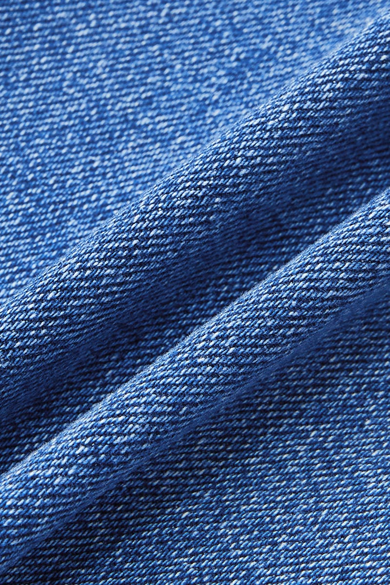 Jeans Damen Regular Fit Mittelhoher Bund Casual