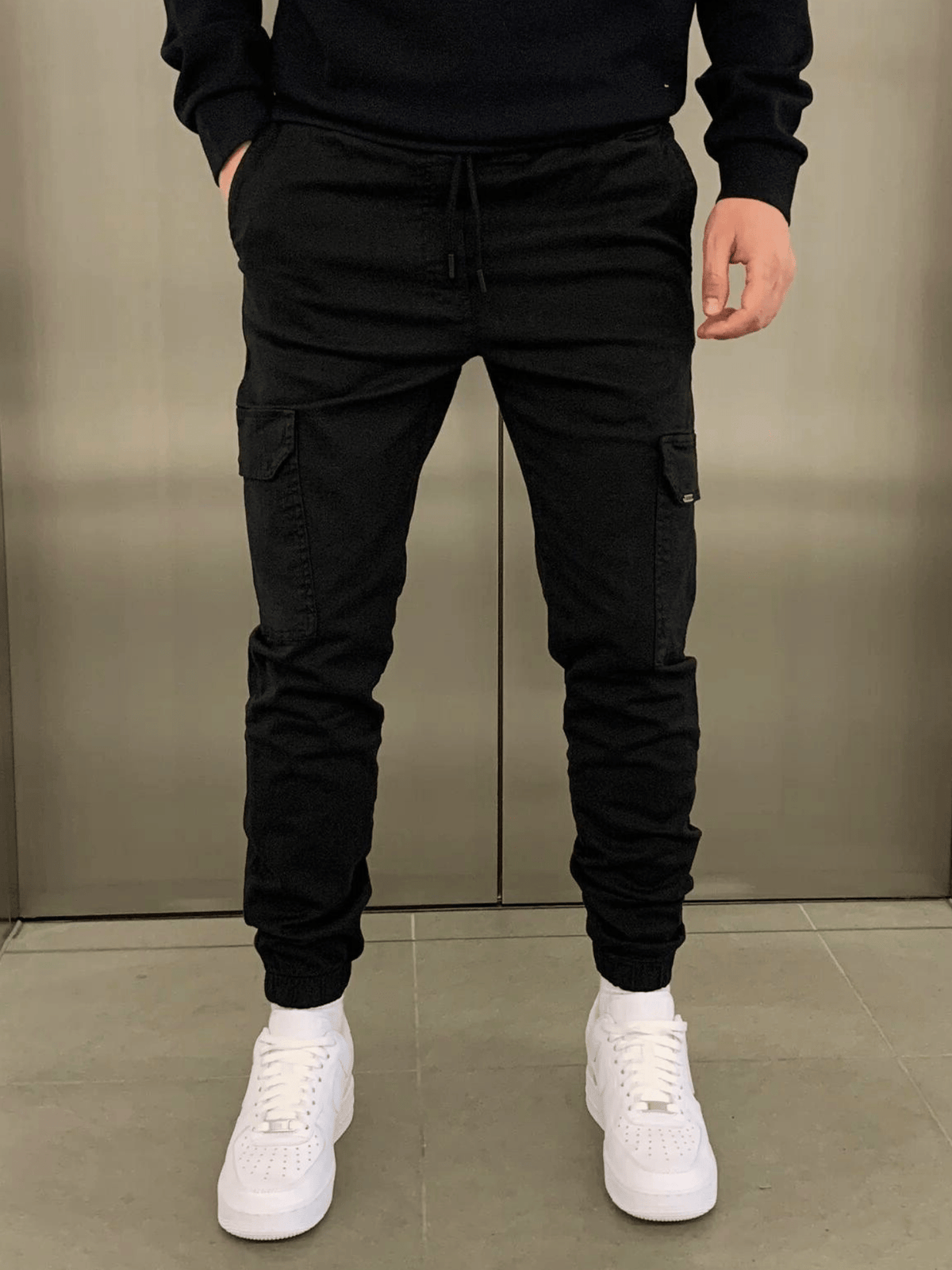 Cargo Jogger Herren Relaxed Fit Freizeit