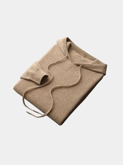 100% Cashmere Hoodie - Cross & Crown