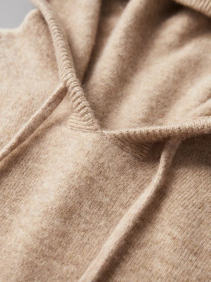 100% Cashmere Hoodie - Cross & Crown