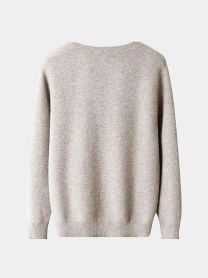 Cross & Crown 100% Merino Wool V-Neck Cardigan