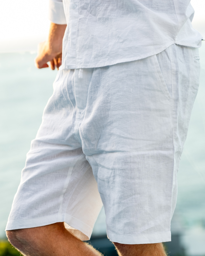 Shorts Herren Oversize Sommer Casual Stoffhose