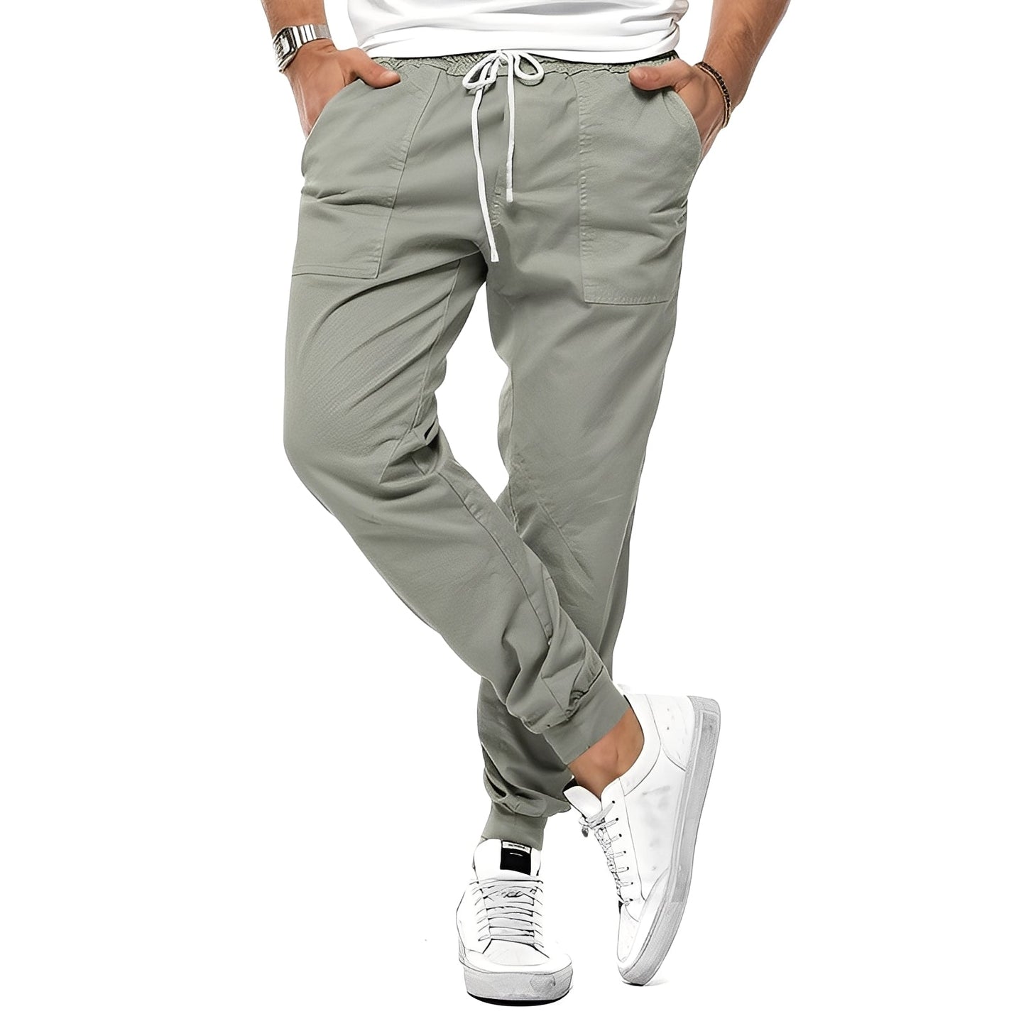 Herren Stretchhose Regular Fit Freizeit lässig bequem