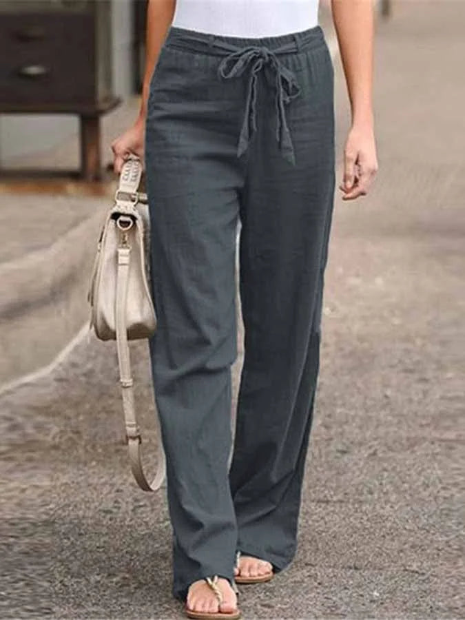 Freizeithose Damen Relaxed Fit Sommer