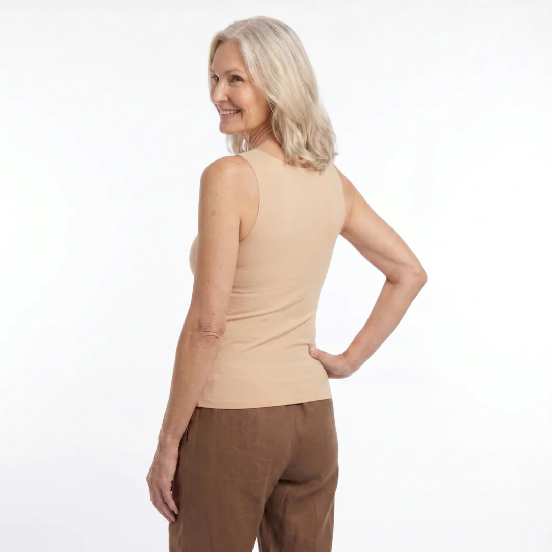 Tanktop Damen Bequem Integrierter Sport-BH Freizeit