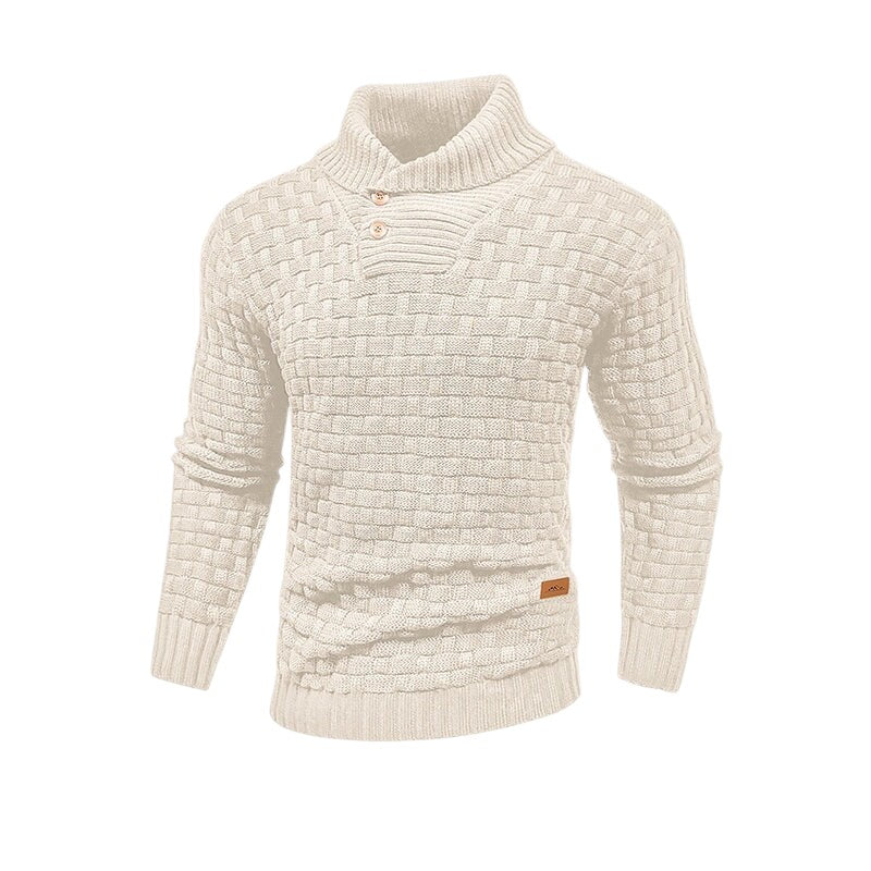 Zach Lässiger Pullover aus Strukturstrick