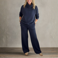 Emelia | Elegantes Freizeitoutfit mit hohem Kragen