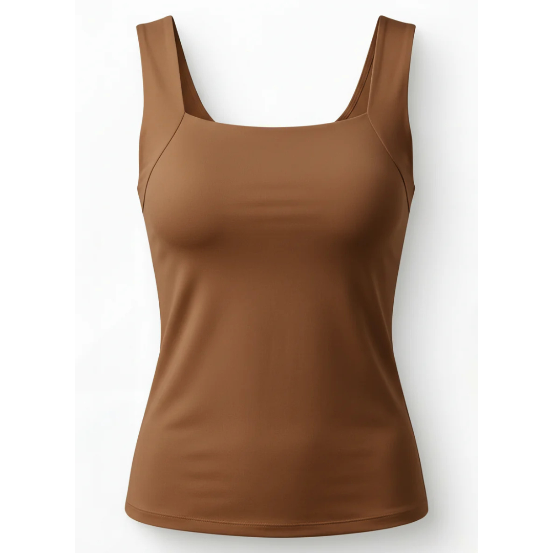 Tanktop Damen Bequem Integrierter Sport-BH Freizeit