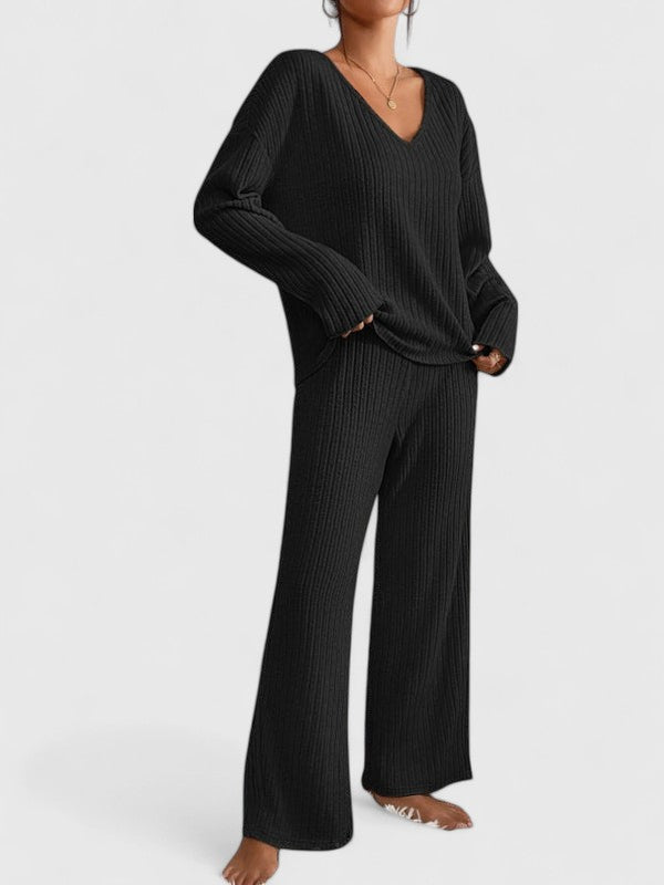 Damen Strick-Set im Relaxed Fit | Zweiteiliges Freizeit-Set