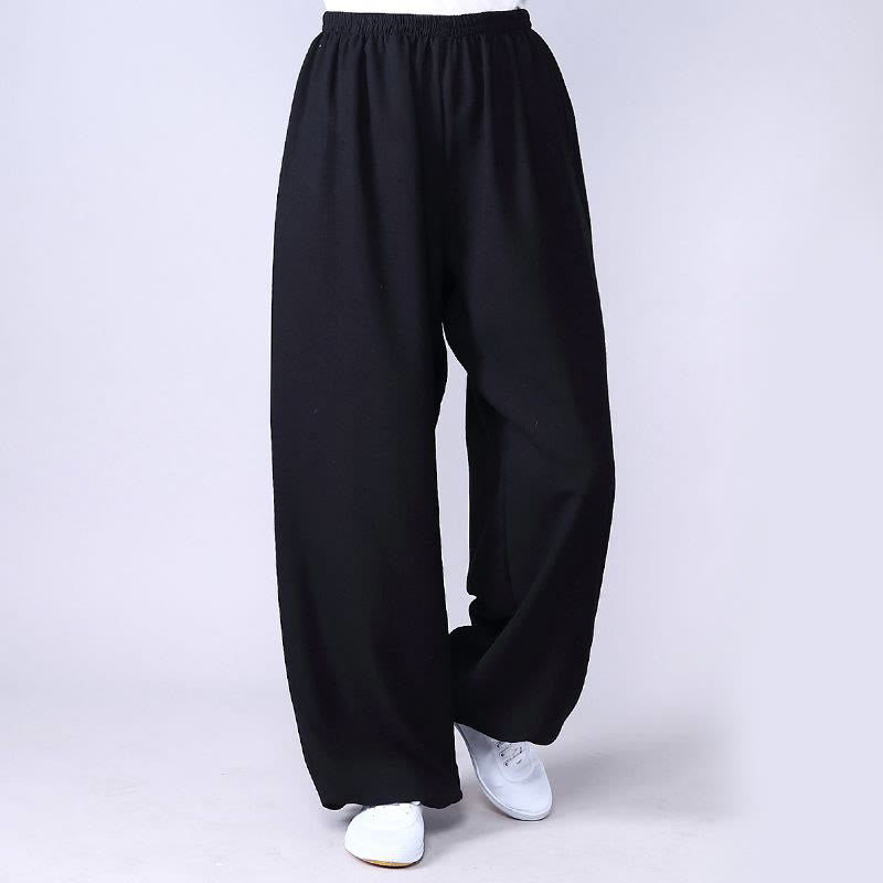 Unisex Sommerhose mit elastischem Bund für Tai Chi und Qigong