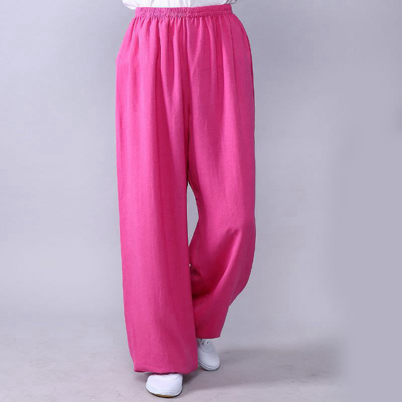 Unisex Sommerhose mit elastischem Bund für Tai Chi und Qigong