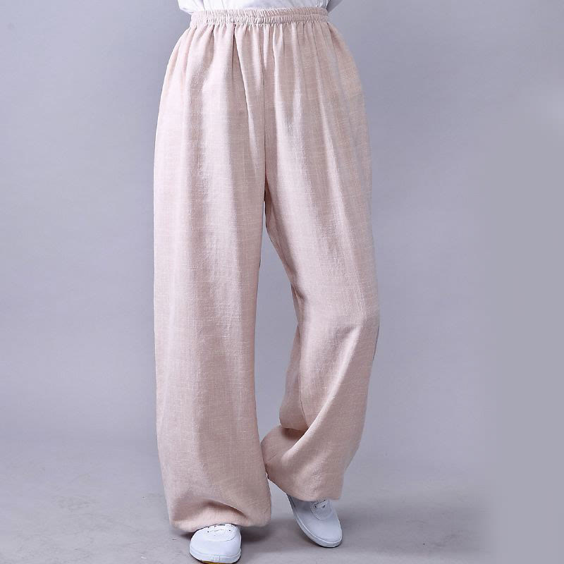 Unisex Sommerhose mit elastischem Bund für Tai Chi und Qigong