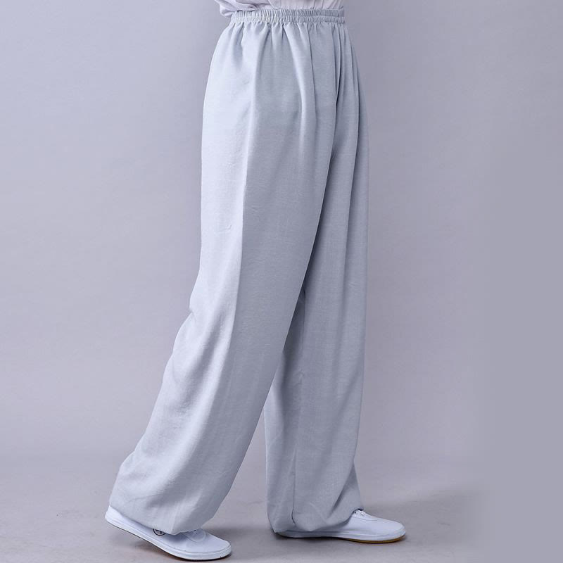 Unisex Sommerhose mit elastischem Bund für Tai Chi und Qigong
