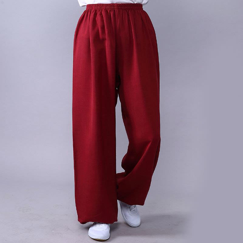 Unisex Sommerhose mit elastischem Bund für Tai Chi und Qigong