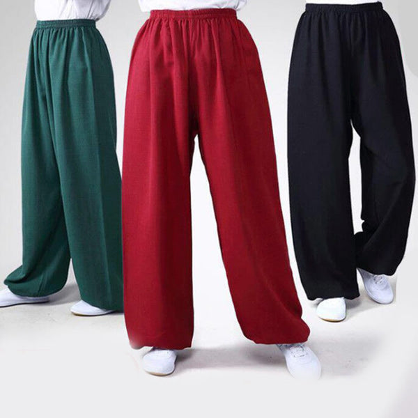 Unisex Sommerhose mit elastischem Bund für Tai Chi und Qigong