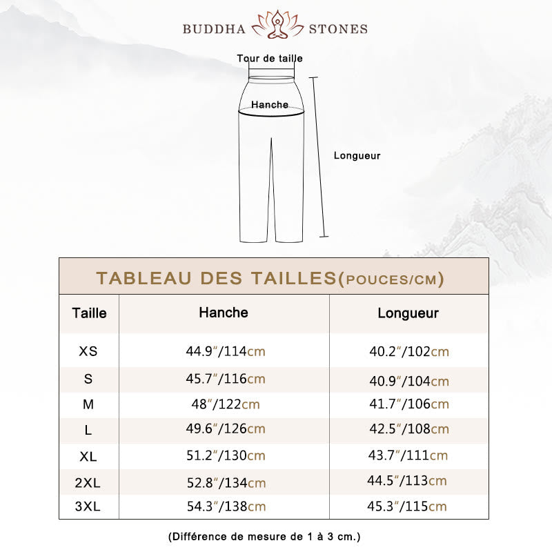 Unisex Sommerhose mit elastischem Bund für Tai Chi und Qigong
