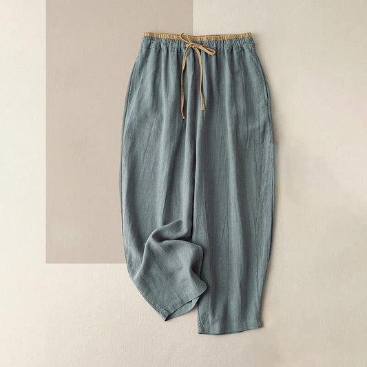 Harem-Hose für Damen mit Taschen und Gummizug für lässige Freizeitlooks