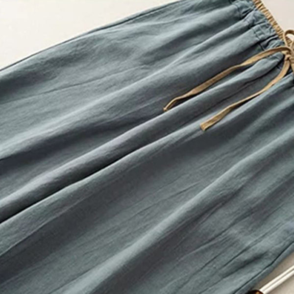 Harem-Hose für Damen mit Taschen und Gummizug für lässige Freizeitlooks