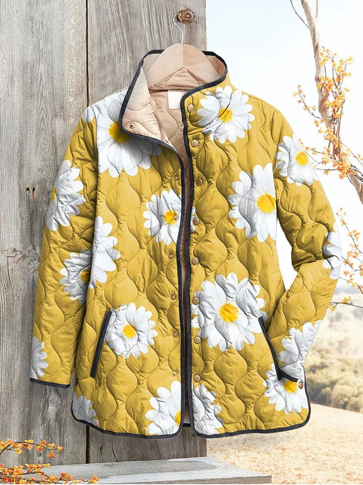 Elle | Damenjacke mit bezauberndem Gänseblümchen-Muster