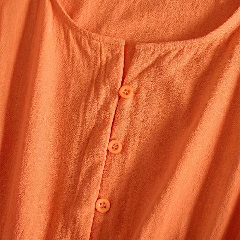 Damen Midi Kleid Regular Fit Casual mit Stickerei und Taschen