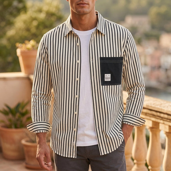 Hemd Herren Slim Fit Sommer Casual