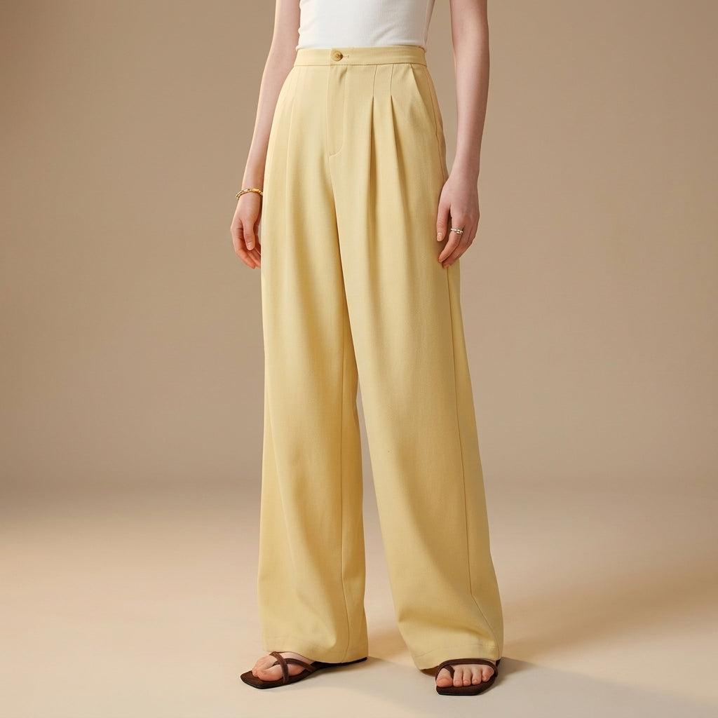Fließhose Damen Relaxed Fit Casual