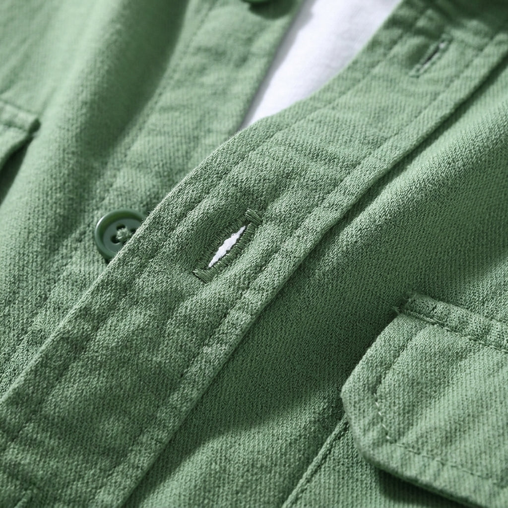 Überhemd Herren Regular Fit Casual