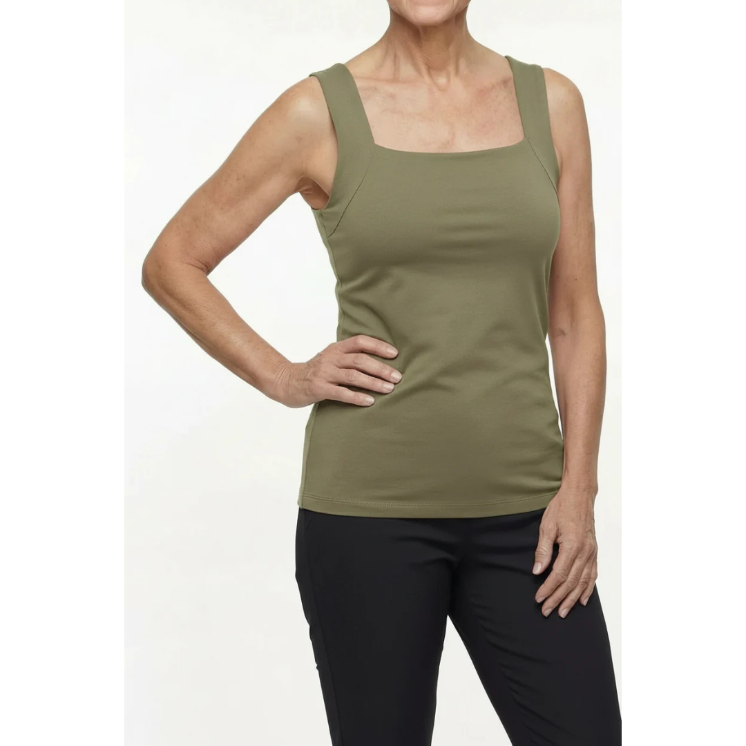Tanktop Damen Bequem Integrierter Sport-BH Freizeit
