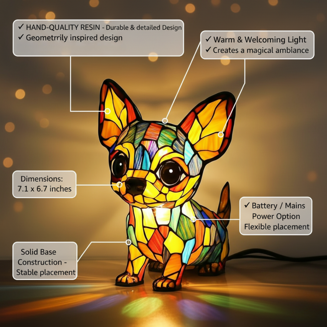 Eleganter Chihuahua Charm-Anhänger