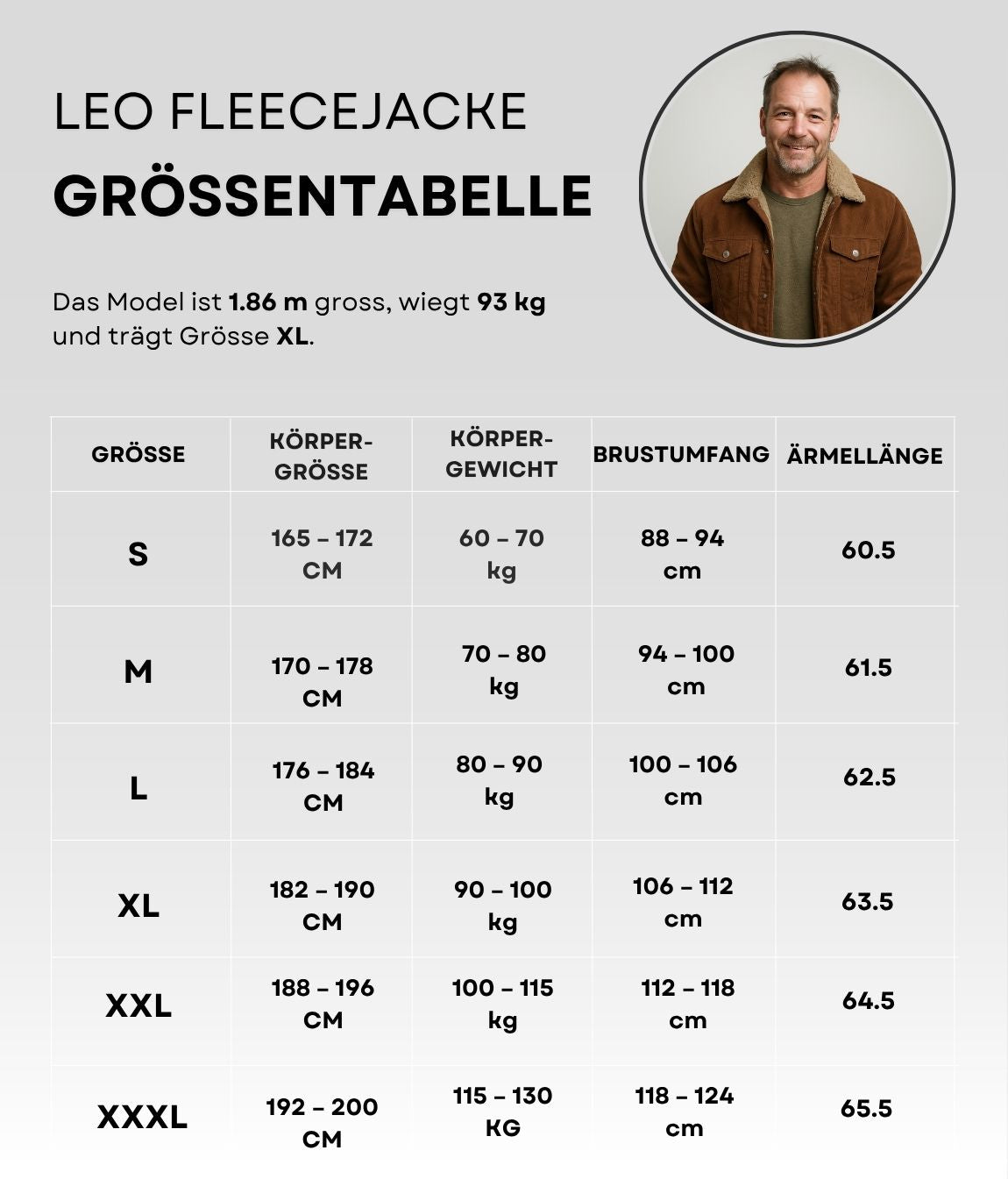 LEO Fleecejacke Braun